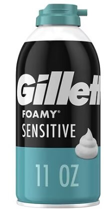 Gillette Foamy Sensitive Skin Shave Foam For Men 11-0 oz